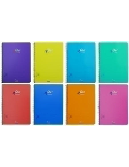 BLOC OLEF tapa PP F 80h CUADRICULA 5x5 90g COLSUR8