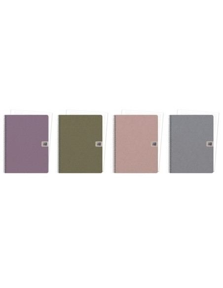 BLOC OXFORD NATURE EUBOOK 1 microtapa DURA A4 80h CUADRIC5x5 90g COLSUR4