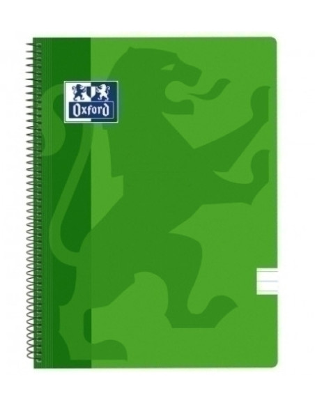 BLOC OXFORD SCHOOL CLASSIC tapa PP F 80h HORIZONTAL 90g VERDE