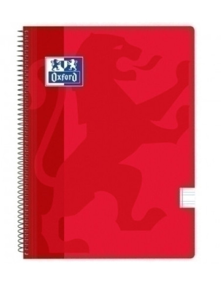 BLOC OXFORD SCHOOL CLASSIC tapa PP F 80h PAUTA 35 90g ROJO