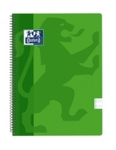 BLOC OXFORD SCHOOL CLASSIC tapa PP F 80h PAUTA 35 90g VERDE