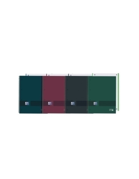 BLOC OXFORD SCHOOL EUBOOK 1 OXFORD&YOU microtapa EXTRA A4 80h HORIZONTAL 90g SURTIDO NEUTROS 4 col