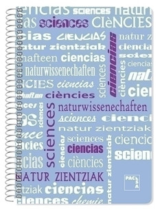 BLOC PACSA ASIGNATURAS tapa PP 4 80h CUADRIC4x4 90g CIENCIAS