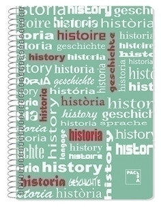 BLOC PACSA ASIGNATURAS tapa PP 4 80h CUADRIC4x4 90g HISTORIA