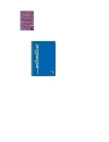 BLOC PACSA ASIGNATURAS tapa PP 4 80h CUADRIC4x4 90g MATEMATICAS