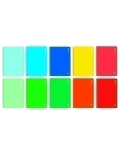 BLOC PACSA BASIC tapa NORMAL F 80h CUADRIC46 60g SURTIDO 10 col