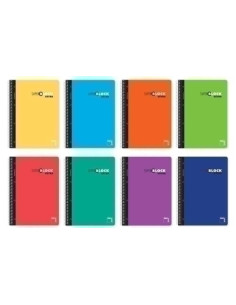 BLOC PACSA SUPERBLOC EXTRA microtapa EXTRA A5 120h CUADRIC5x5 90g SURTIDO 8 col