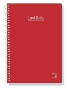 BLOC PACSA XTRA tapa EXTRA F 80h CUADRIC4x4 60g ROJO