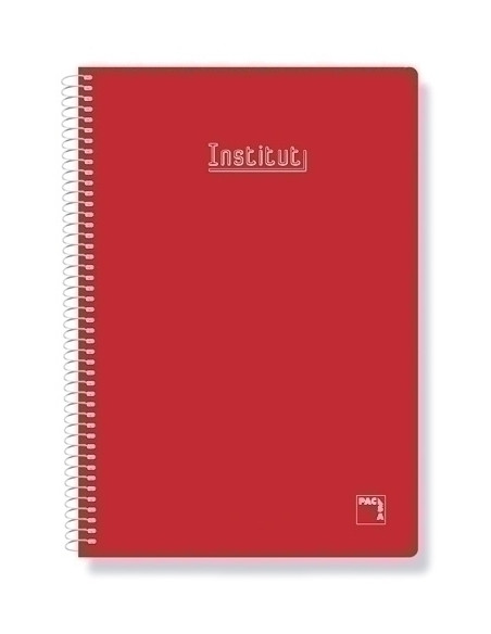 BLOC PACSA XTRA tapa EXTRA F 80h CUADRIC4x4 60g ROJO