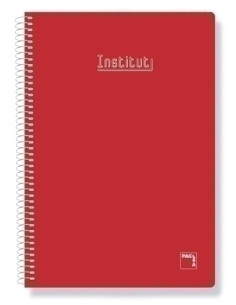 BLOC PACSA XTRA tapa EXTRA F 80h PAUTA 25 60g ROJO