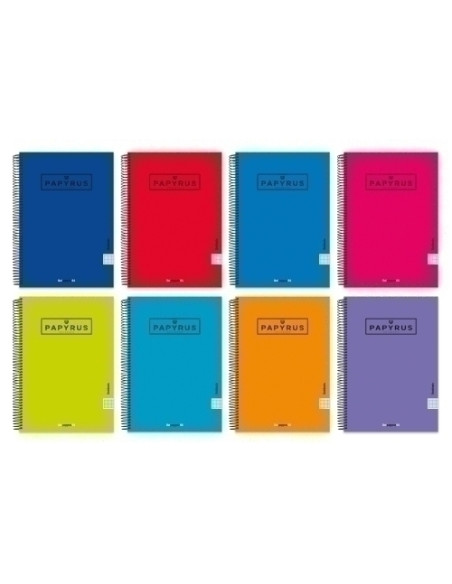 BLOC PAPYRUS UNICLAS tapa EXTRA F 80h CUADRIC4x4 90g SURTIDO