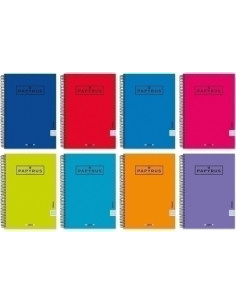BLOC PAPYRUS UNICLAS tapa EXTRA F 80h HORIZONTAL 90g ROJO