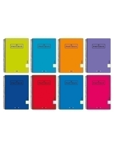 BLOC PAPYRUS UNICLAS tapa PP 4 80h HORIZONTAL 90g COLSUR