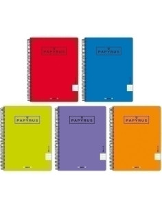 BLOC PAPYRUS UNICLAS1 tapa PP A4 120h CUADRIC5x5 90g COLSUR