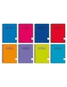 BLOC PAPYRUS UNICLAS1 tapa PP A4 80h CUADRIC5x5 90g COLSUR