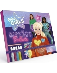 BLOC SUPER GIRLS DISEÑOS BRILLANTES