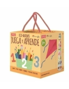 BLOQUES Y LIBRO SASSI MANOLITO BOOKS JOLAS ETA IKASI - EUSKERA 10 PIEZAS 2 años