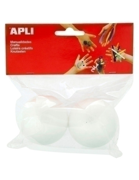 BOLAS POLIESPAN APLI 70 mm BOLSA de 2