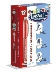 BOLIGRAFO CARIOCA RE-DO BORRABLE ROJO