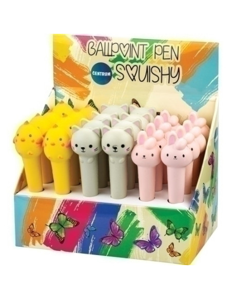 BOLIGRAFO CENTRUM SQUISHY EXPOSITOR de 24