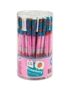 BOLIGRAFO CENTRUM STRAWBERRY CAT BOTE DE 48