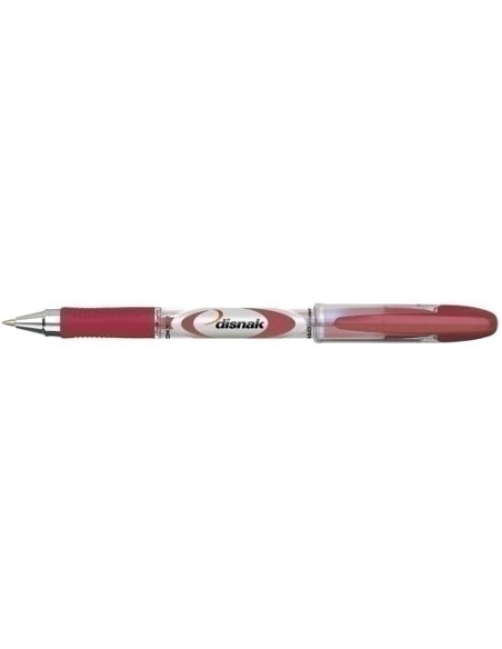 BOLIGRAFO DISNAK 1820 GRIP  ROJO