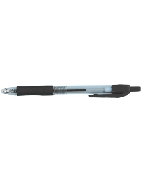 BOLIGRAFO DISNAK RETRACTIL 201 GRIP NEGRO