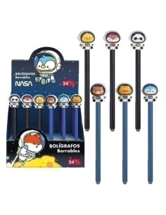 BOLIGRAFO DOHE NASA BORRABLE SURTIDO EXPOSITOR DE 24 6 mod