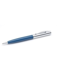 BOLIGRAFO INOXCROM VISTA METALICO LACADO AZUL
