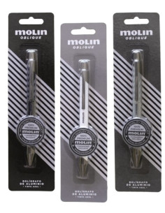 BOLIGRAFO MOLIN OBLIQUE MATE BLISTER DE 1