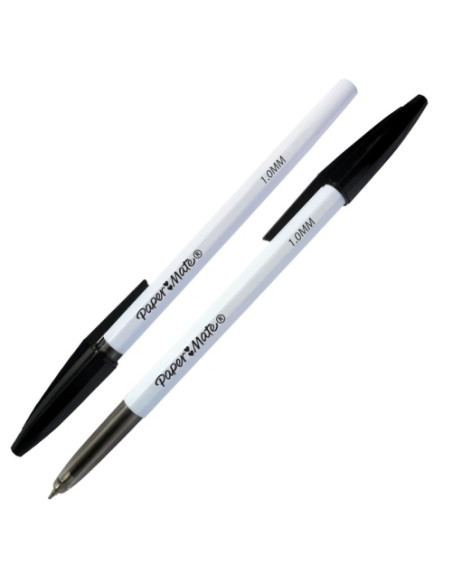 BOLIGRAFO PAPER MATE 045 CAP 10 NEGRO
