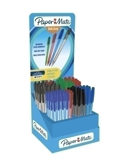 BOLIGRAFO PAPER MATE INKJOY 100 CAPRT EXPOSITOR 300 UNIDADES