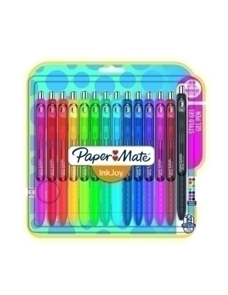 BOLIGRAFO PAPER MATE INKJOY GEL SURTIDO BLISTER de 14