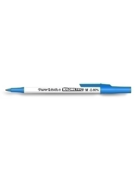BOLIGRAFO PAPER MATE KILOMETRICO RECYCLED AZUL