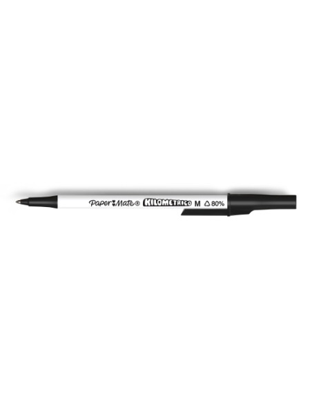 BOLIGRAFO PAPER MATE KILOMETRICO RECYCLED NEGRO