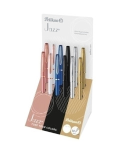 BOLIGRAFO PELIKAN JAZZ NOBLE ELEGANCE COLLECTION SURTIDO EXPOSITOR de 12 605984KIT