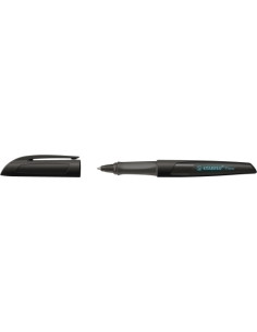 BOLIGRAFO STABILO FLOW 05 NEGRO tinta azul