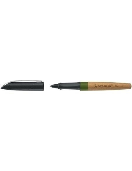 BOLIGRAFO STABILO GROW 05 VERDE MUSGOROBLE tinta azul