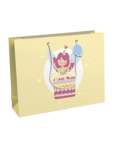 BOLSA de PAPEL CLAIREFONTAINE EXCELLIA SHOPPING 373x118x275cm FAIRY PACK DE 6