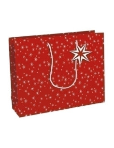BOLSA de PAPEL CLAIREFONTAINE KRAFT DECORADO 37x27x12 cm COSI NAVIDAD PACK DE 6