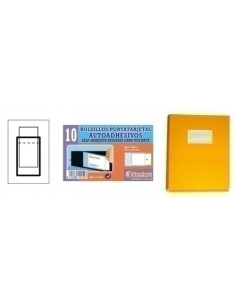 BOLSILLO ADHESIVOS SENFORT PORTAETIQUETAS BOLSA 10