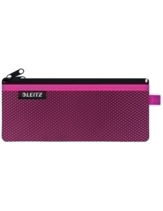 BOLSITA  de VIAJE LEITZ WOW NYLON CCREMALLERA 2 DPTOS M 21x85 FUCSIA