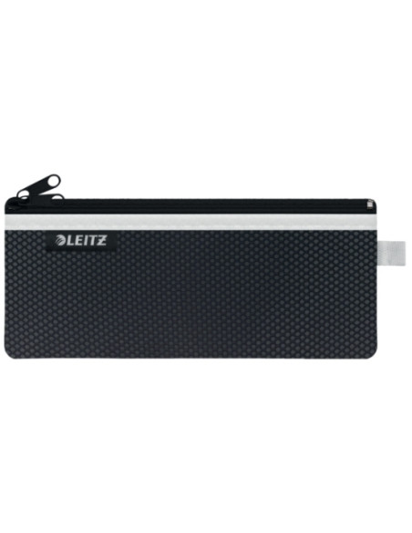 BOLSITA  de VIAJE LEITZ WOW NYLON CCREMALLERA 2 DPTOS M 21x85 NEGRO