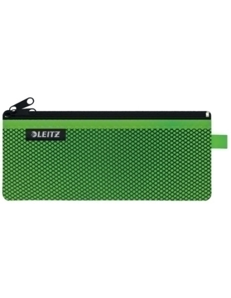 BOLSITA  de VIAJE LEITZ WOW NYLON CCREMALLERA 2 DPTOS M 21x85 VERDE