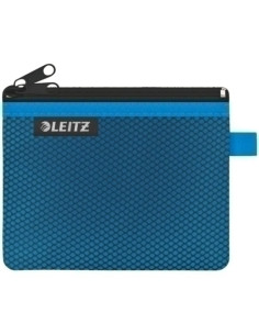 BOLSITA  de VIAJE LEITZ WOW NYLON CCREMALLERA 2 DPTOS S 14x105 AZUL