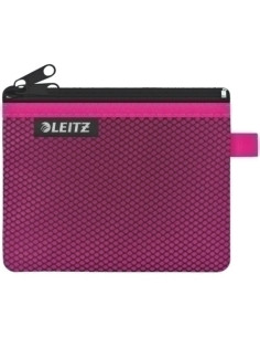 BOLSITA  de VIAJE LEITZ WOW NYLON CCREMALLERA 2 DPTOS S 14x105 FUCSIA