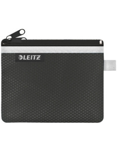 BOLSITA  de VIAJE LEITZ WOW NYLON CCREMALLERA 2 DPTOS S 14x105 NEGRO