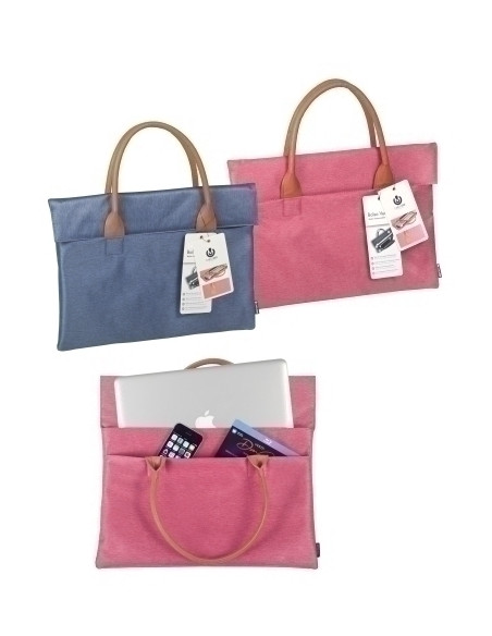 BOLSO PORTATIL CARCHIVO VENTURE 141  CON BOLSILLO Y SOLAPA SURTIDO 2 col