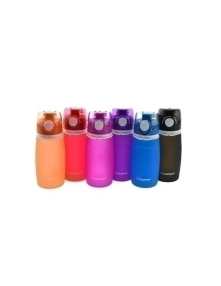 BOTELLA COLORLINE B-WATER PLEGABLE de SILICONA 550ml