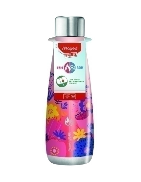 BOTELLA MAPED CONCEPT ACERO INOXIDABLE TERM 500ml FLOWER